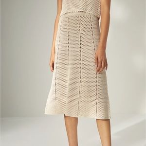 Aritzia Wilfred Evie Crochet skirt XS
